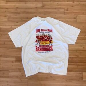 Vintage University of Arkansas Citrus Bowl players Disney t-shirt